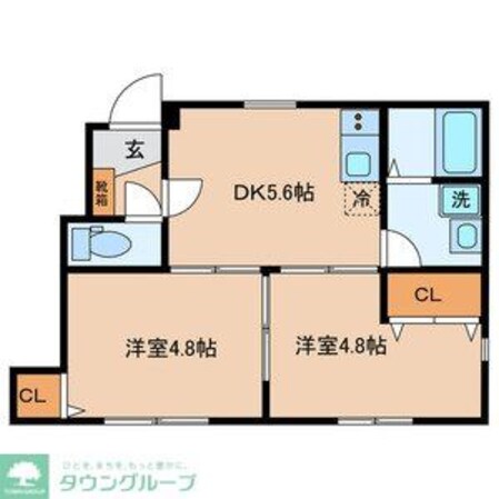 メゾンジェムの物件間取画像